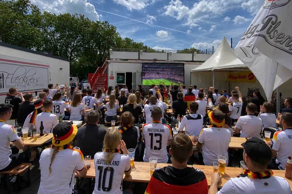 Foto zum Newsartikel Abendkasse beim Public Viewing geöffnet