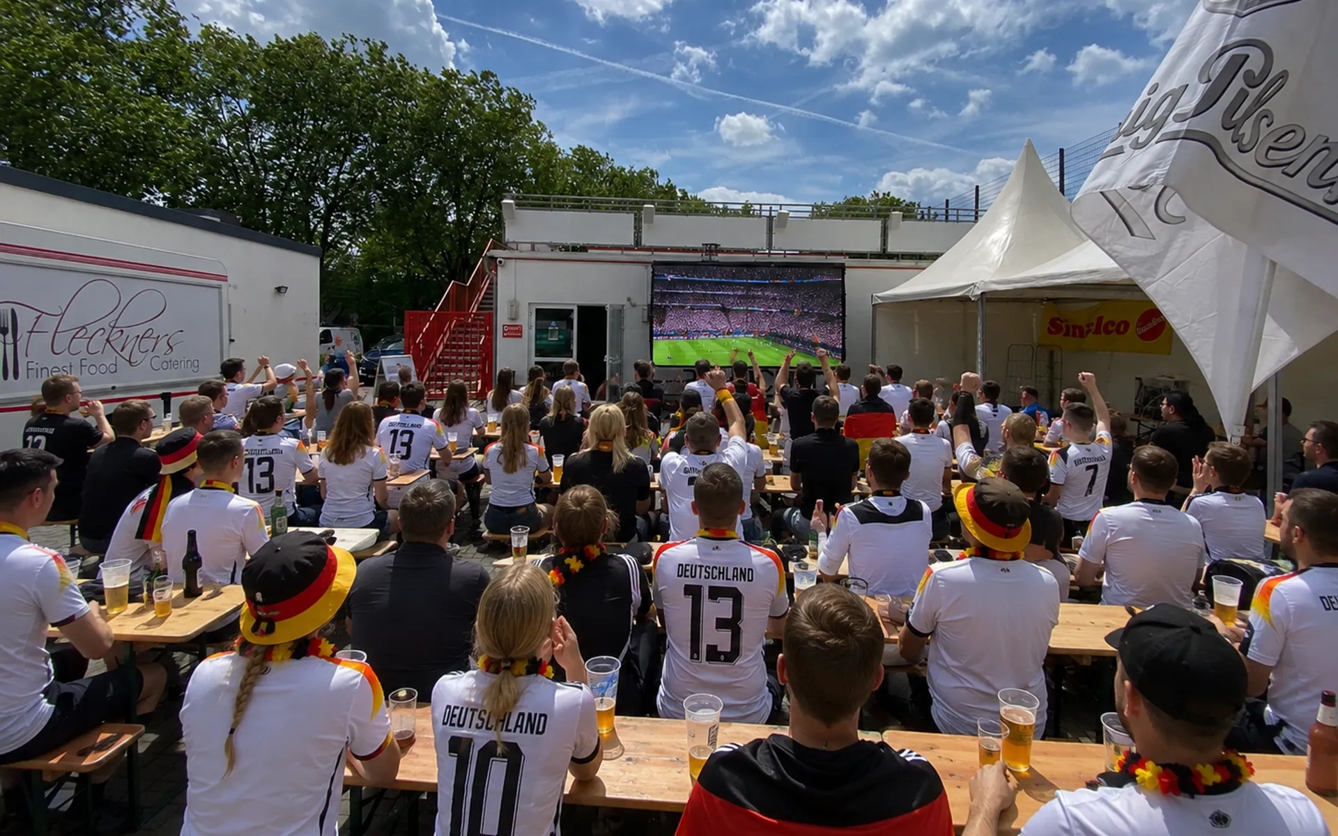 Abendkasse beim Public Viewing geöffnet