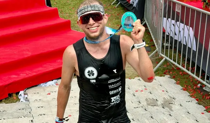 Timo Schaffeld finisht Ironman Klagenfurt unter den Top 20
