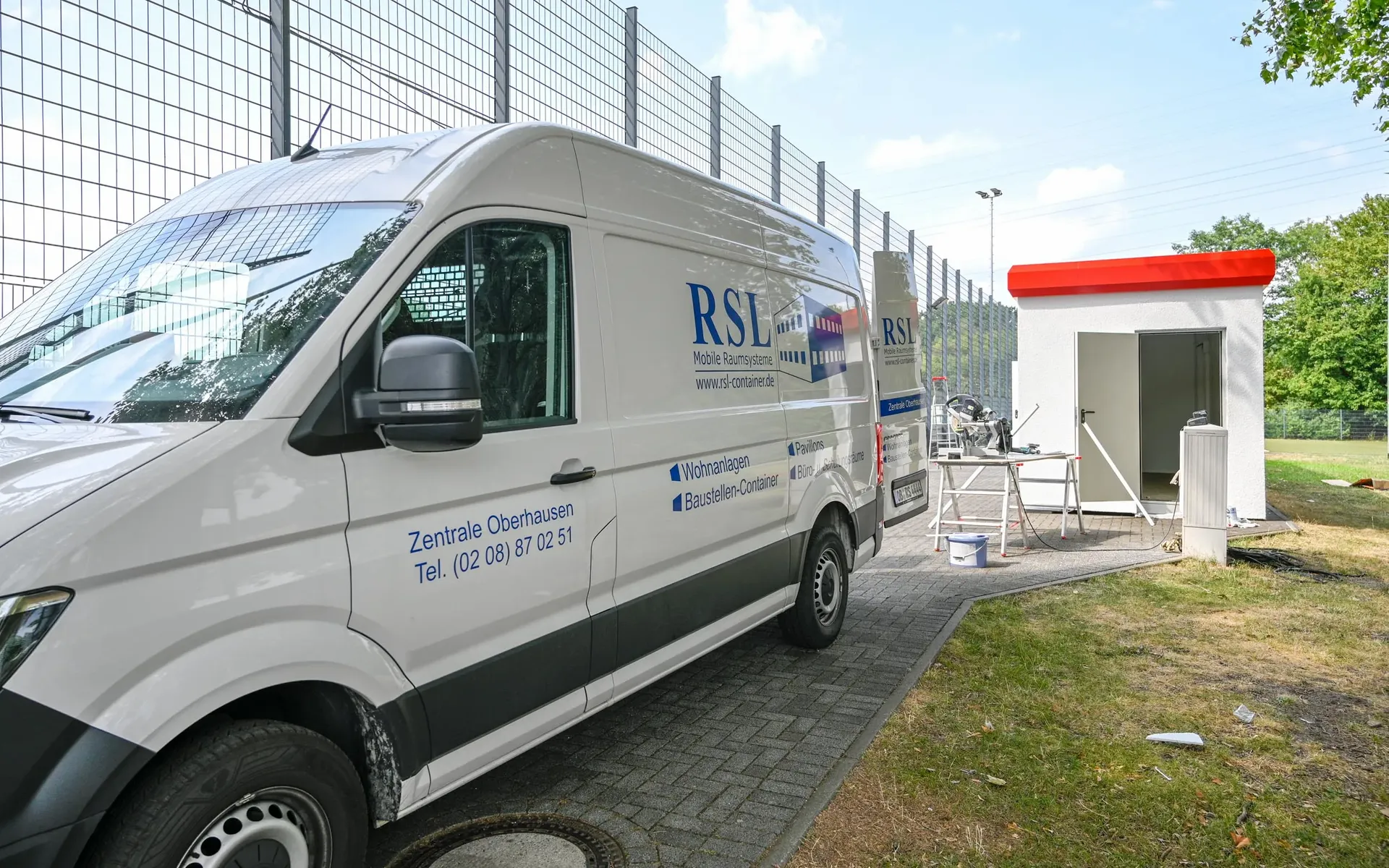 RSL stellt Raumzellenanlage für NLZ bereit 