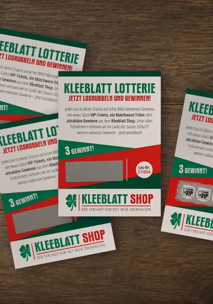 1904 Gründe, dabei zu sein: Die Kleeblatt-Lotterie startet