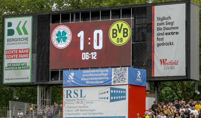 Große Bühne für starke Marken: Werbung auf der Anzeigetafel