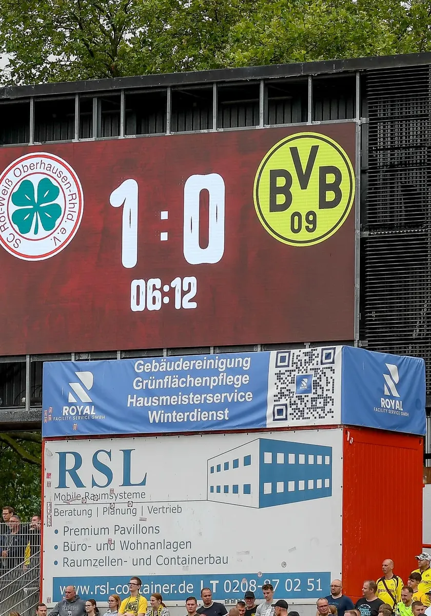 Große Bühne für starke Marken: Werbung auf der Anzeigetafel