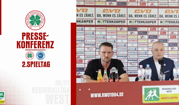 Pressekonferenz: RWO - Sportfreunde Lotte