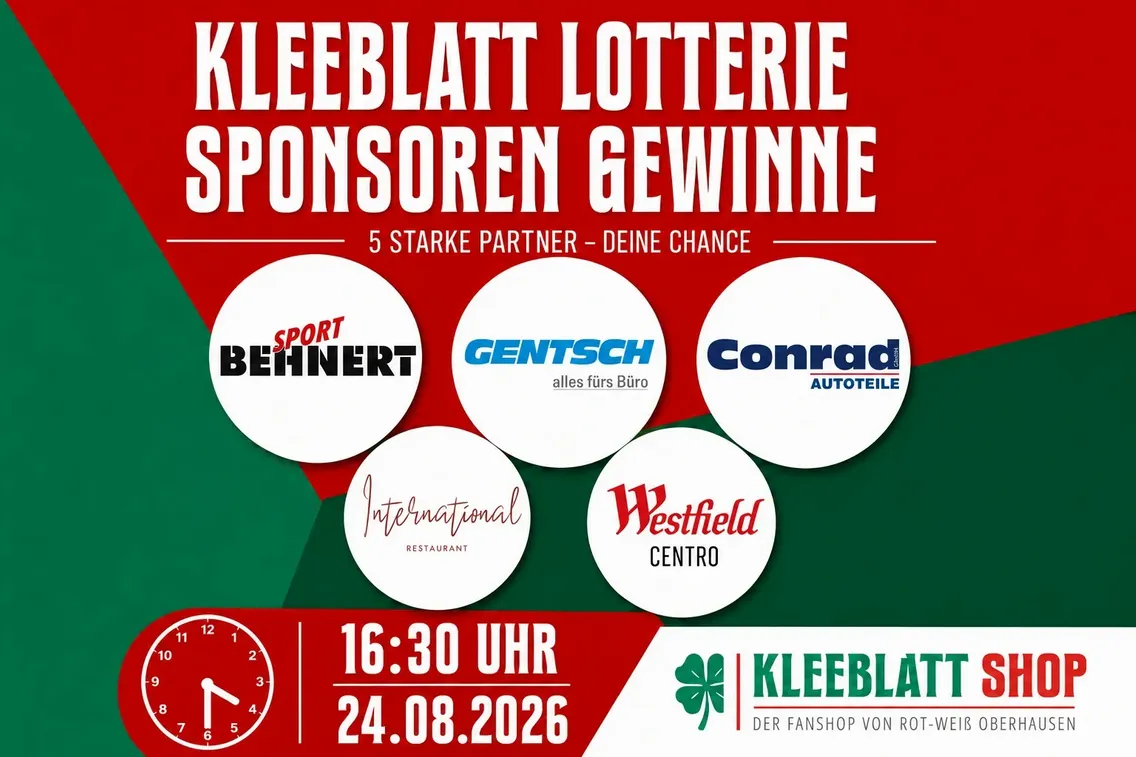 Foto zum Newsartikel Kleeblatt-Lotterie: Sponsoren-Gewinne werden live gezogen