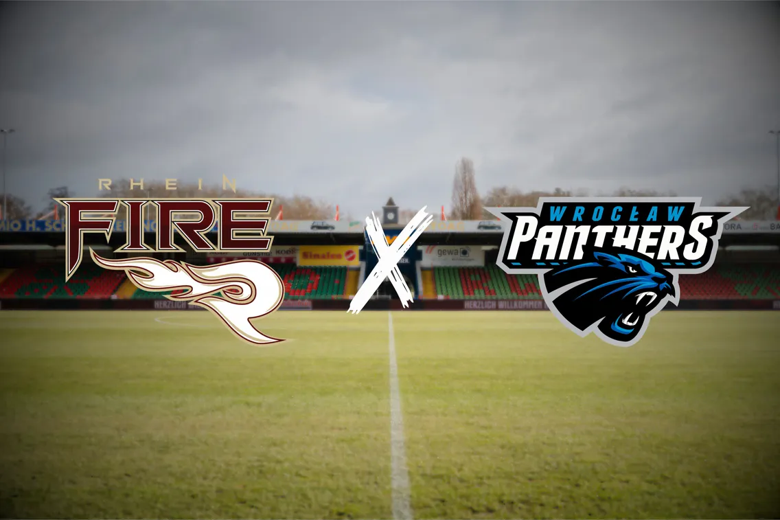 Foto zum Newsartikel Rhein Fire vs. Wroclaw Panthers im Stadion Niederrhein