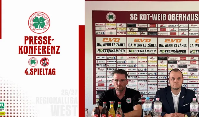 Pressekonferenz RWO - 1.FC Köln U21