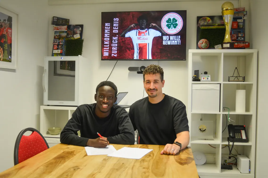 Foto zum Newsartikel Denis Donkor kehrt zu Rot-Weiß Oberhausen zurück