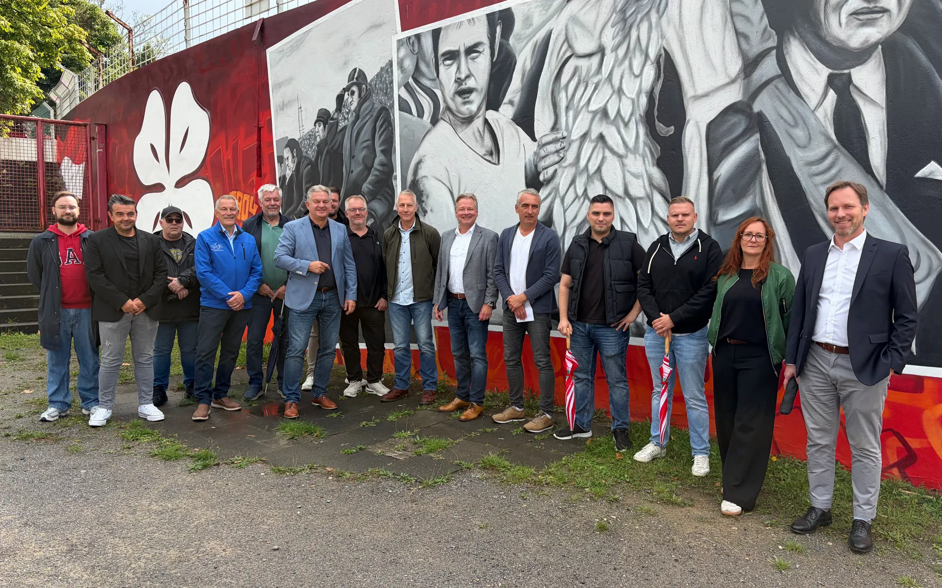 Wanderroute „100 Jahre Stadion Niederrhein" eingeweiht
