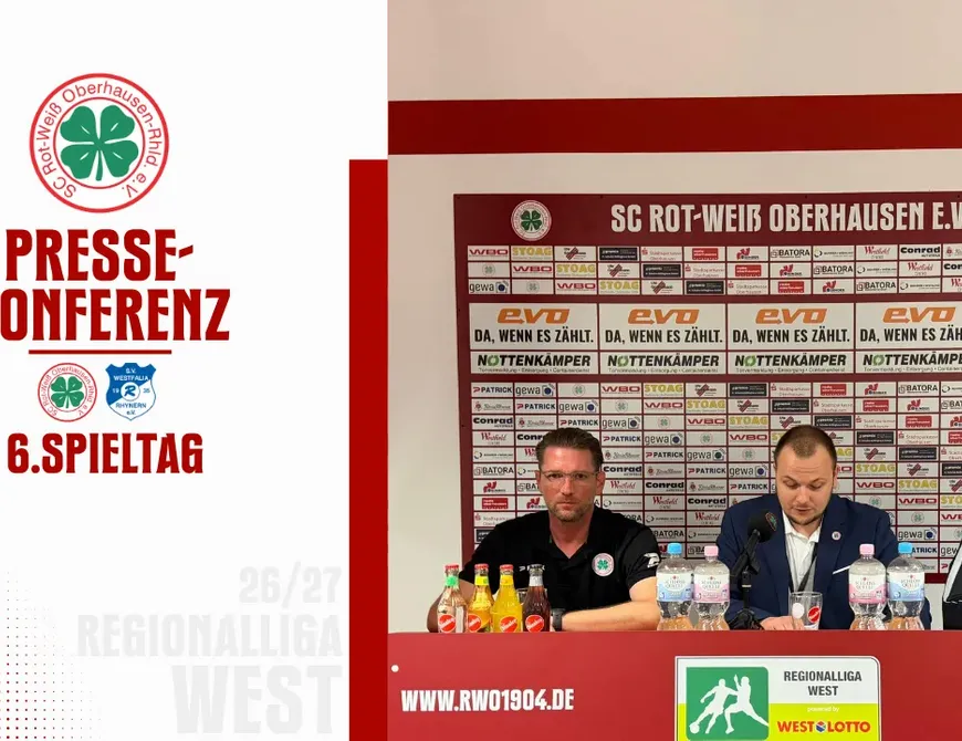 Pressekonferenz RWO - Westfalia Rhynern