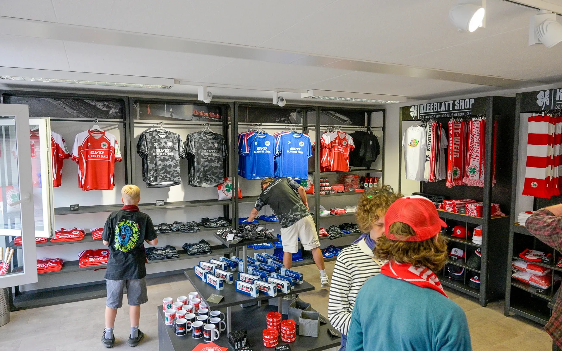 Kleeblattshop heute nur bis 16 Uhr geöffnet