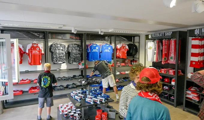 Kleeblattshop heute nur bis 16 Uhr geöffnet