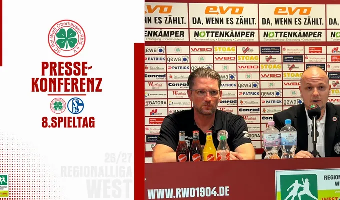 Pressekonferenz RWO - FC Schalke 04 U23