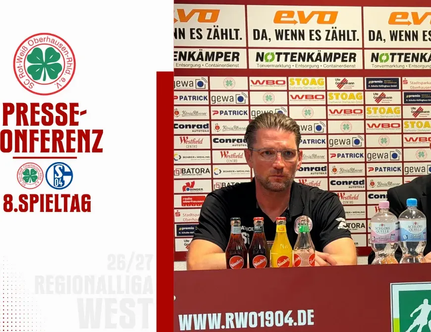 Pressekonferenz RWO - FC Schalke 04 U23