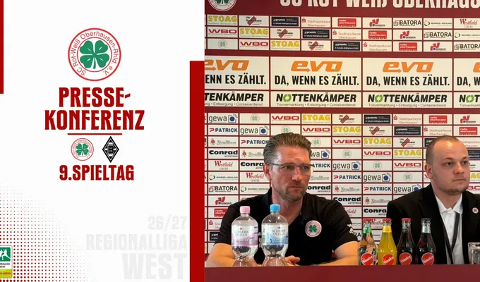 Pressekonferenz RWO - Borussia Mönchengladbach U23