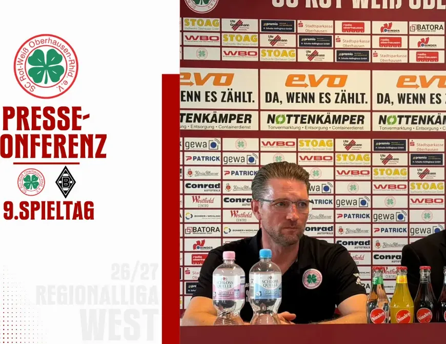 Pressekonferenz RWO - Borussia Mönchengladbach U23