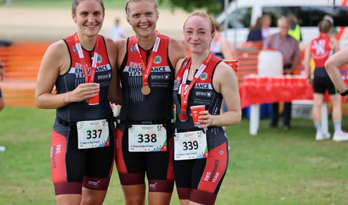 gewa Triathlon Team gewinnt die 2. Regionalliga Frauen
