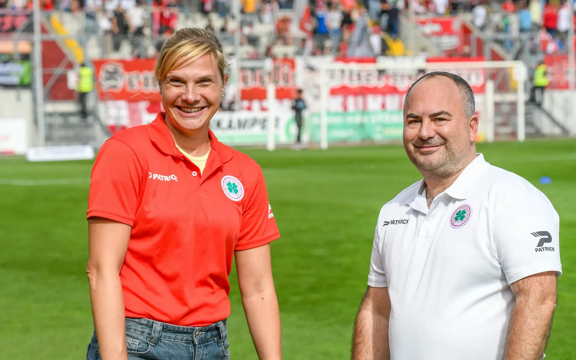 Moderatorin Sarah Borkowski verstärkt RWO-Spieltagsteam