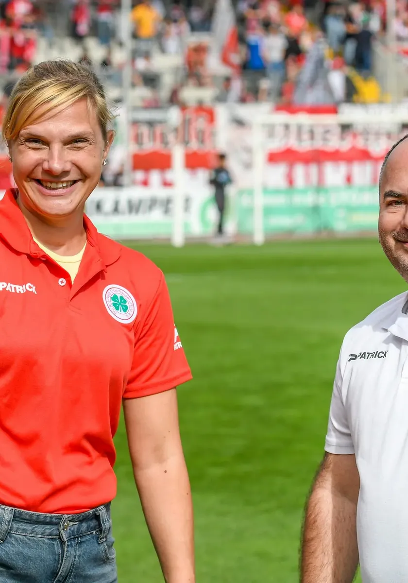Moderatorin Sarah Borkowski verstärkt RWO-Spieltagsteam