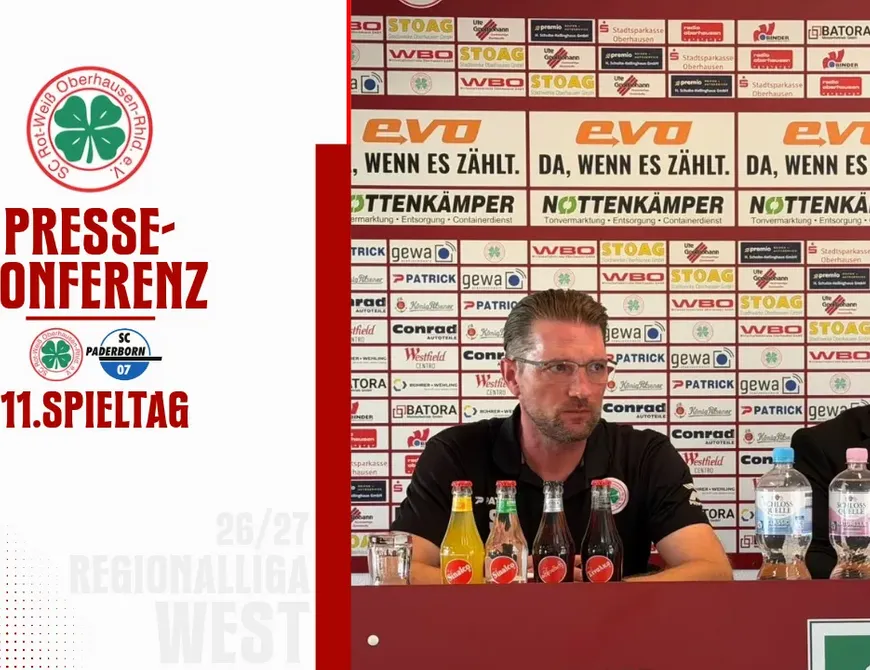 Pressekonferenz RWO - SC Paderborn U23