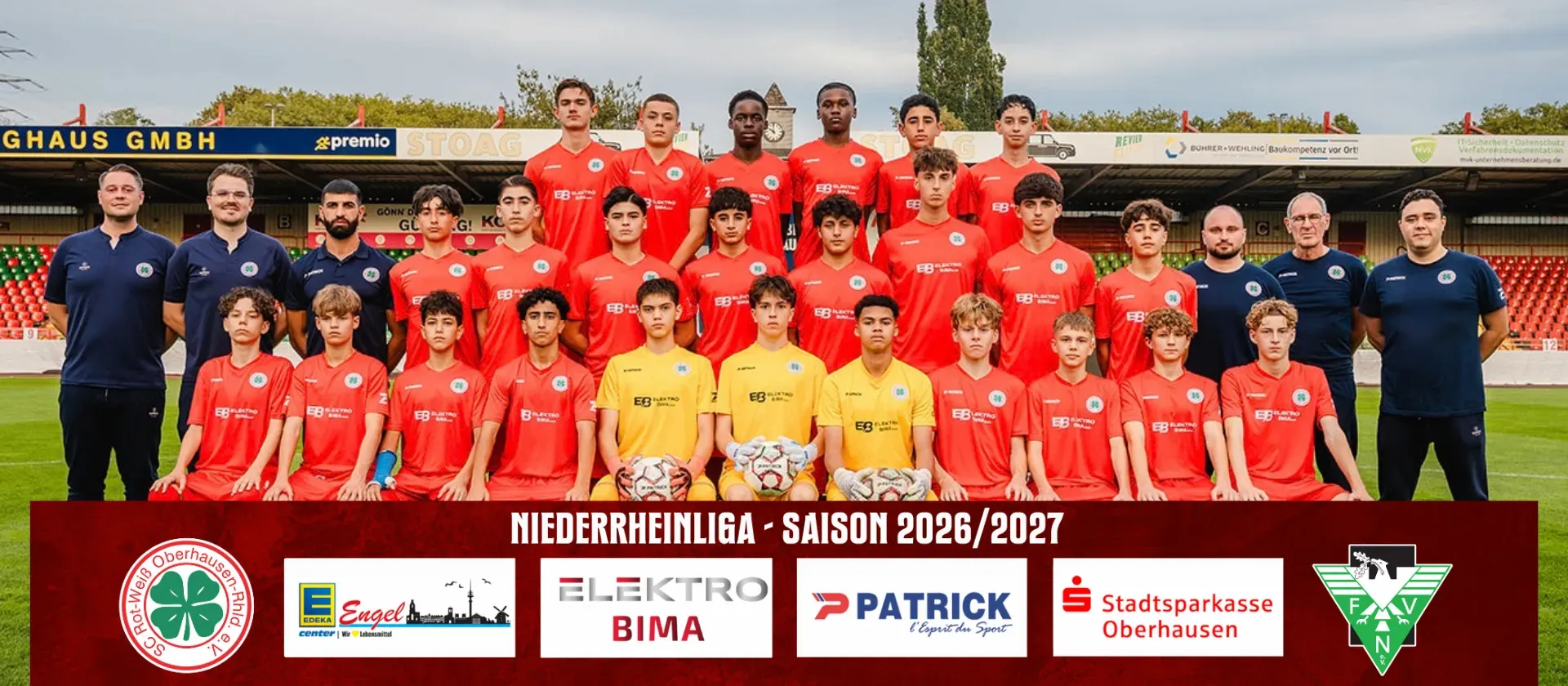 Mannschaftsfoto U15-Junioren