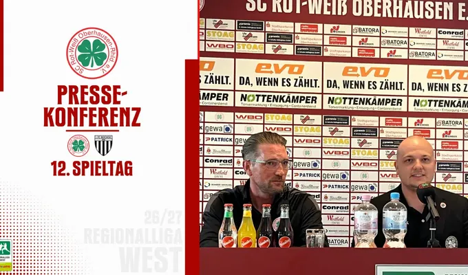 Pressekonferenz RWO - 1.FC Bocholt