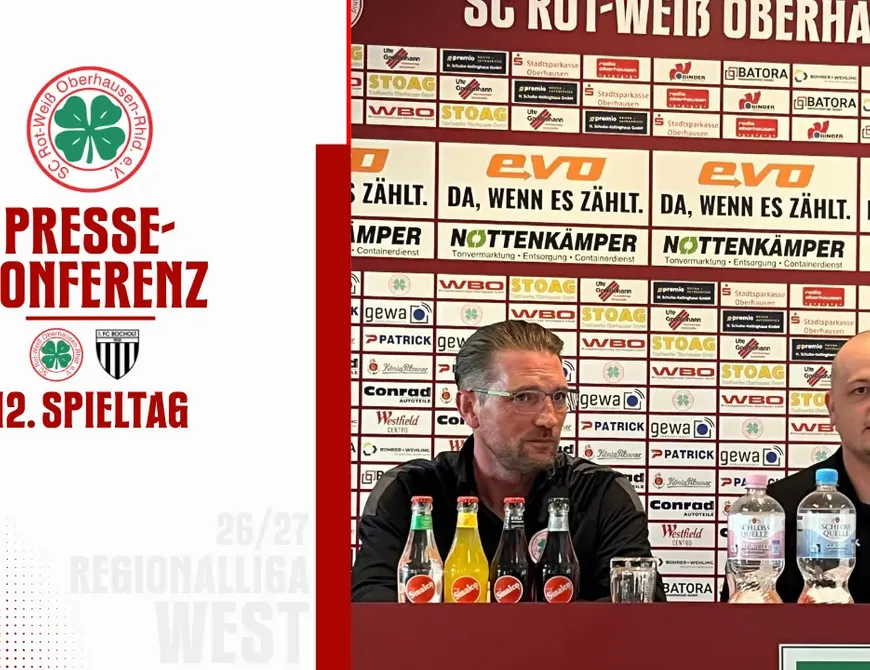 Pressekonferenz RWO - 1.FC Bocholt