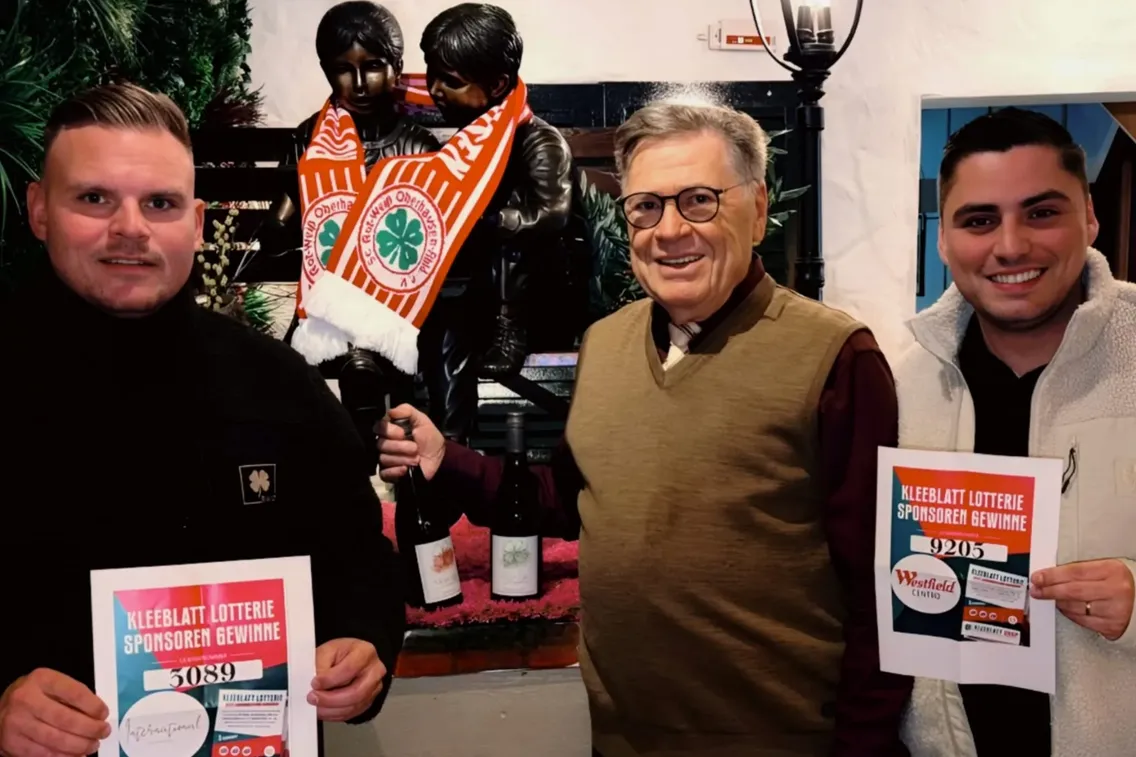 Foto zum Newsartikel Der Kleeblatt Shop zu Gast im Restaurant International