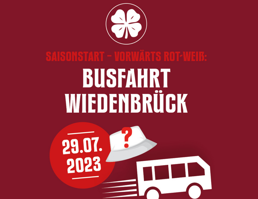 Vorwärts Rot-Weiß - Gemeinsam nach Wiedenbrück