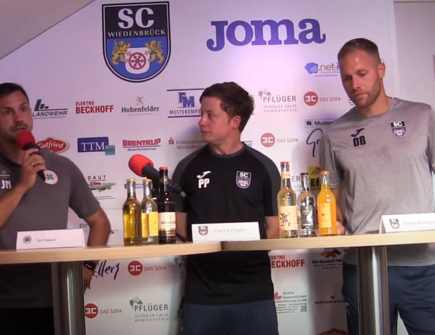 Pressekonferenz SC Wiedenbrück - RWO