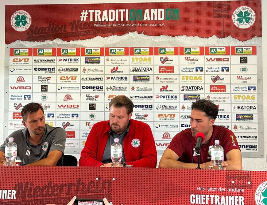 Pressekonferenz RWO - FC Gütersloh