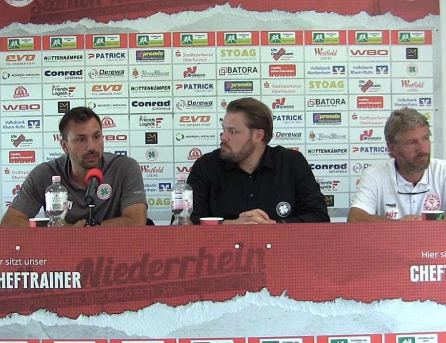 Pressekonferenz RWO - Fortuna Köln