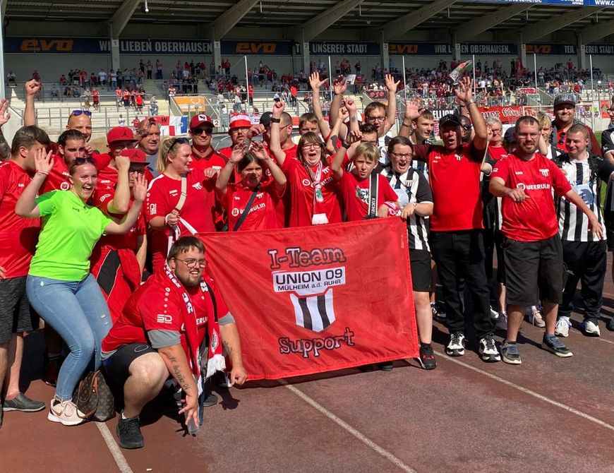 Inklusions-Team zu Gast im Stadion Niederrhein