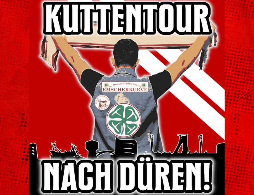 Mit der Kutte nach Düren-drei Aufnäher zum Bocholt-Heimspiel