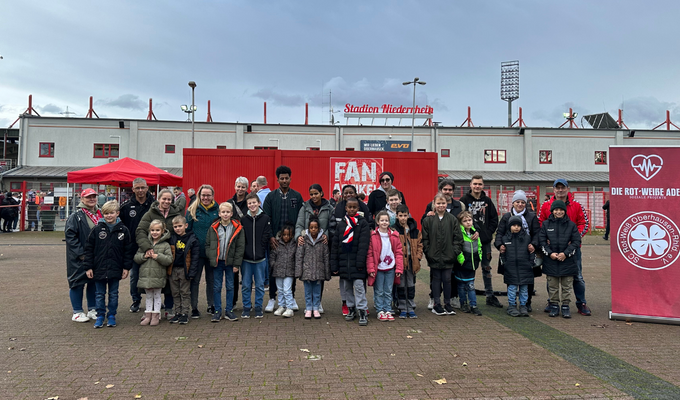 Concordiaschule Oberhausen zu Gast im Stadion Niederrhein