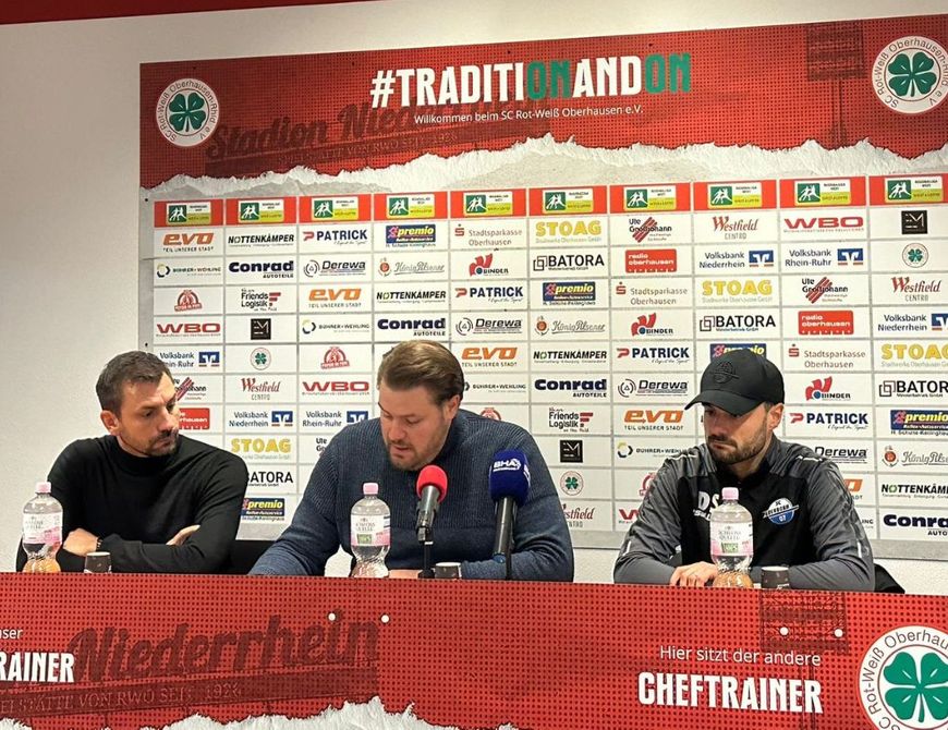 Pressekonferenz RWO - SC Paderborn II