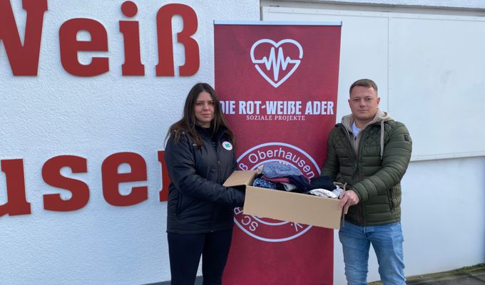 Kleiderspende für Obdachlose in Oberhausen