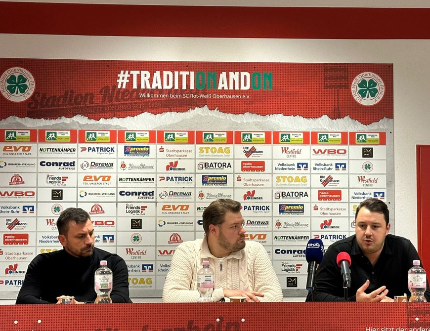 Pressekonferenz RWO - SV Lippstadt