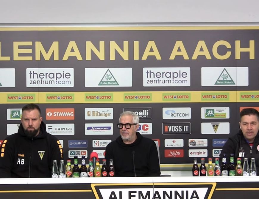 Pressekonferenz Alemannia Aachen - RWO