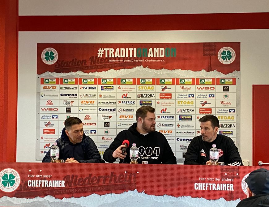 Pressekonferenz RWO - Fortuna Düsseldorf II