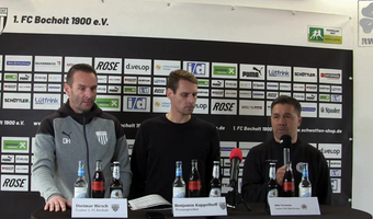 Pressekonferenz 1. FC Bocholt - RWO
