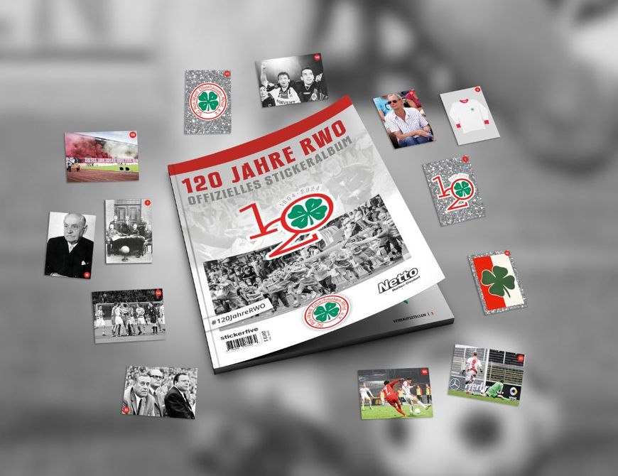 Sticker-Tauschbörse im Stadion Niederrhein