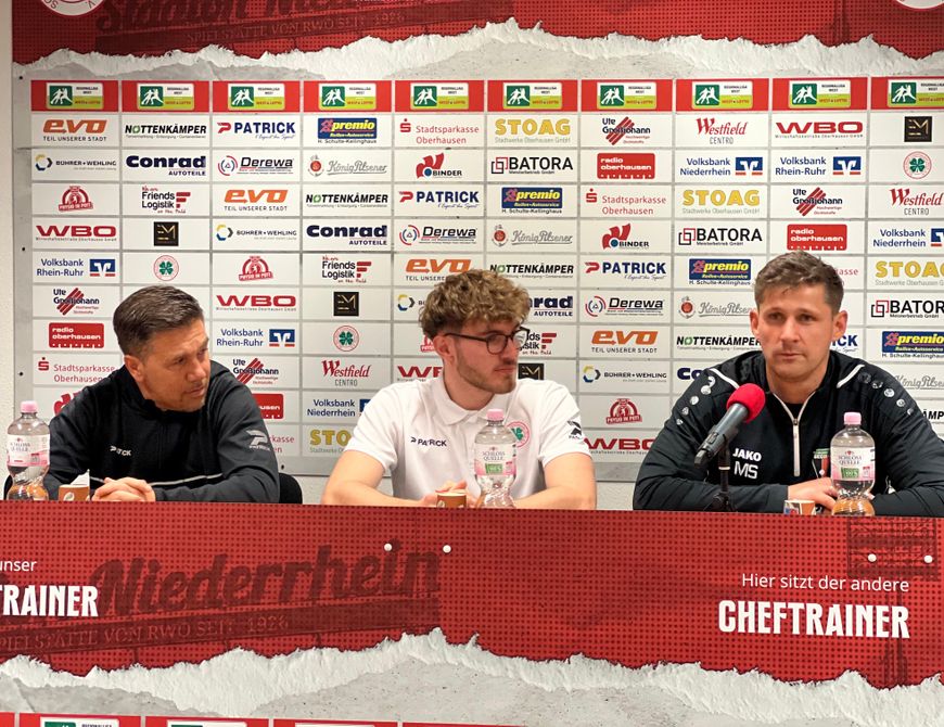 Pressekonferenz RWO - FC Wegberg-Beeck