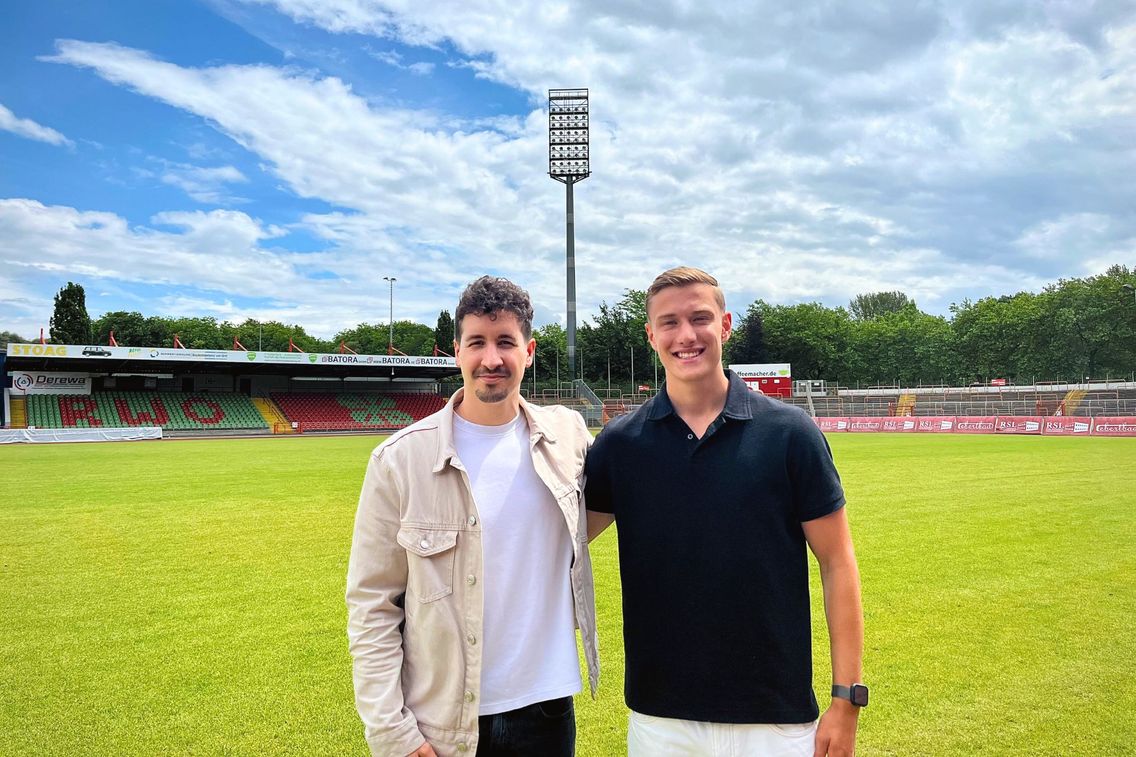 Foto zum Newsartikel Jonah Husseck unterschreibt bei RWO