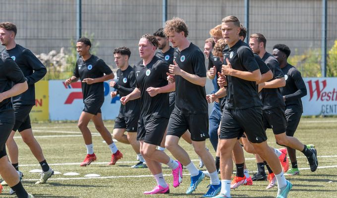 Training in der Auftaktwoche in Osterfeld