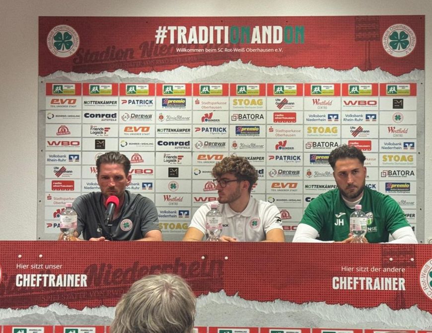 Pressekonferenz RWO - FC Gütersloh