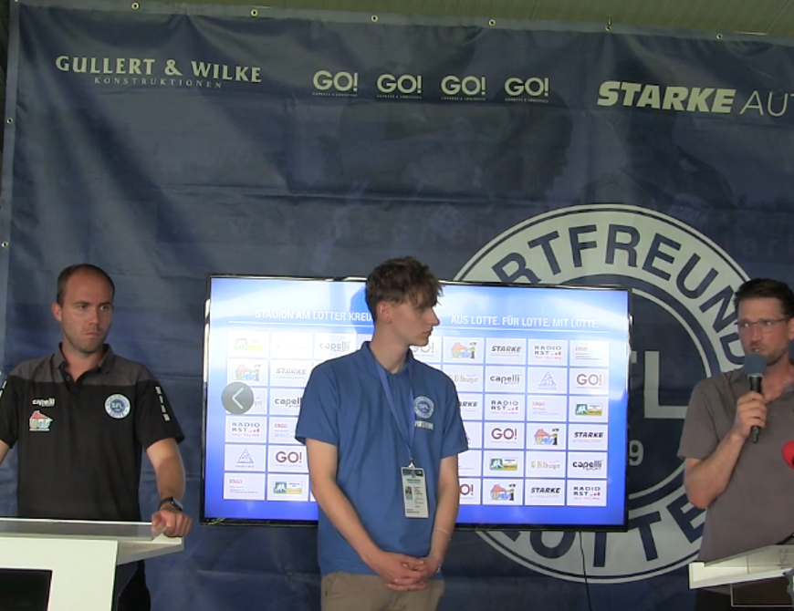 Pressekonferenz Sportfreunde Lotte - RWO