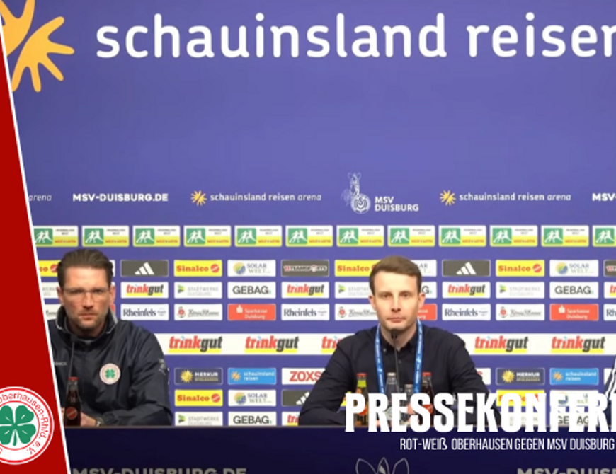 Pressekonferenz MSV Duisburg - RWO