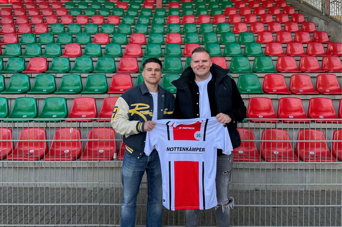 Foto zum Newsartikel Kai Morawietz trägt in der kommenden Saison das Kleeblatt