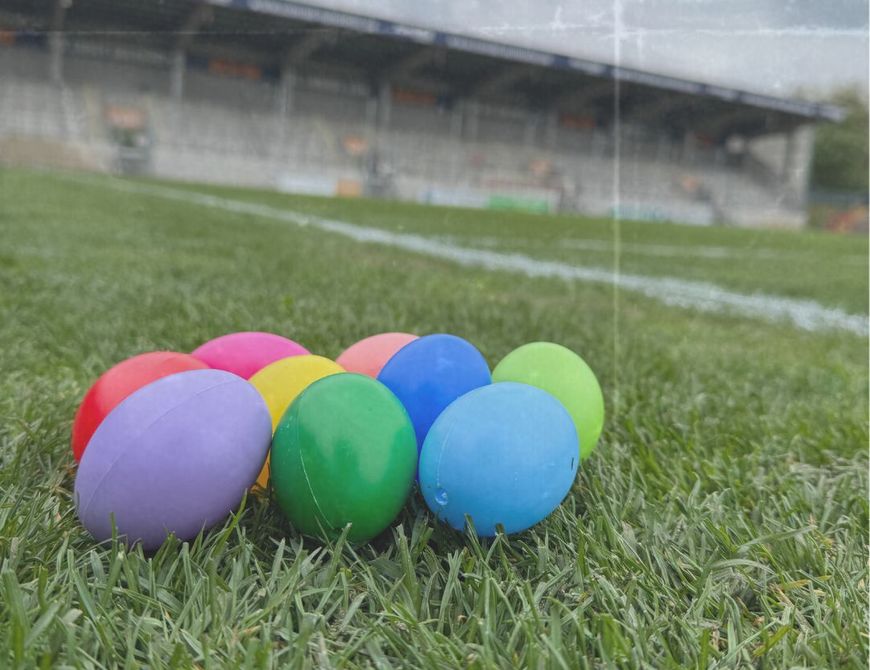 Ostereiersuche beim Heimspiel gegen die U23 des FC Schalke 04